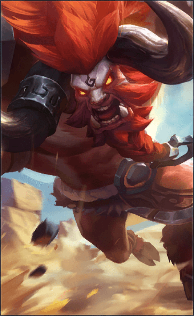 Minotaur portrait